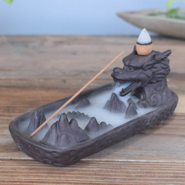 Dragon Backflow Ceramic Incense Burner