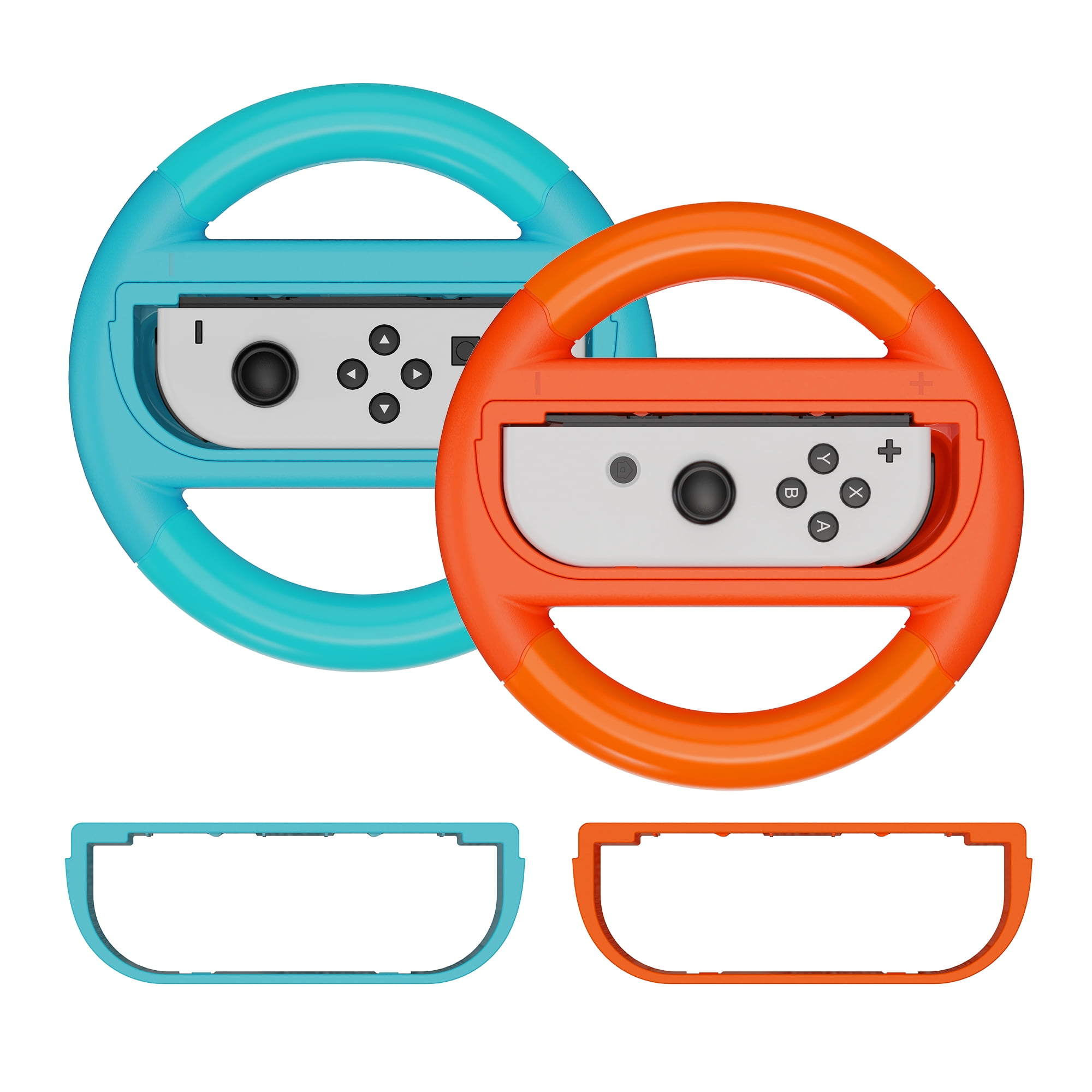 onn Joy-Con Racing Wheels Compatible with Nintendo Switch 2 and Nintendo Switch 2 Pack