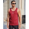thumbnail image 4 of COOFANDY Mens Running Tank Top Cotton Sleeveless Workout T Shirts Muscle Tees for Men, 4 of 6