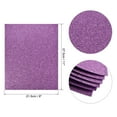 thumbnail image 2 of Uxcell Dark Purple Glitter EVA Foam Sheets 11 x 8 Inch 2mm Thick for Crafts DIY 6 Pack, 2 of 5