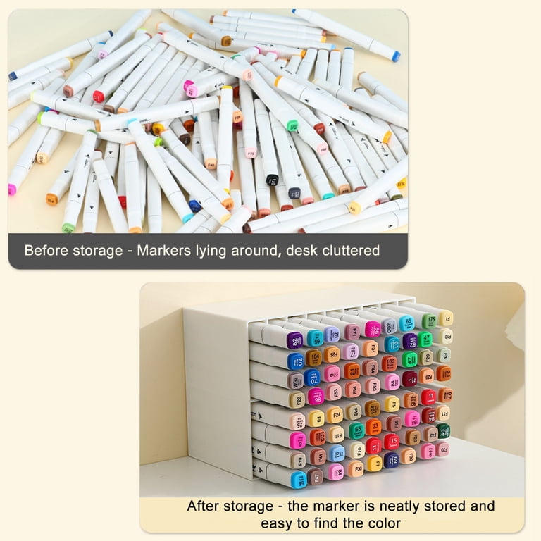 Stackable Marker Marcadores De Alcohol SANFURNEY Stackable 400 Slot Marker & Pen ...