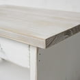 thumbnail image 4 of American Art Decor Addie Joy Step Up Decorative Wood Step Stool & Foot Rest - Grey & White Wash, 4 of 6