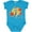 Turquoise, variant on Inktastic Retro Hula Girl Girls Baby Bodysuit