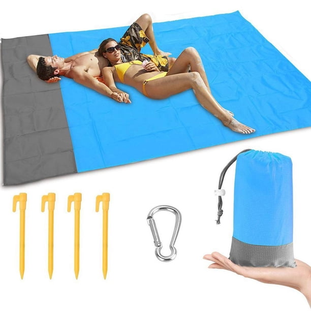 Colchoneta De Playa Portátil, Manta De Playa Impermeable Sin Arena, Mantas De Picnic De Gran Tamaño, Colchoneta De Playa Al Aire Libre Para Camping, Viajes, Senderismo Methold HA035966-00