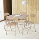 thumbnail image 2 of HOMYLIN Mesa Plegable de 85CM con Tablero Acolchado de PVC Negro, Multifuncional portátil para Interior/Exterior, hogar, Fiestas, picnics, Juegos, 2 of 5