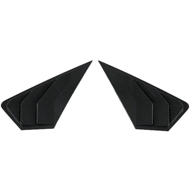Cubierta de persiana de ventana trasera de fibra de coche para Mondeo 2022 + moldura de ventilación lateral de ventana