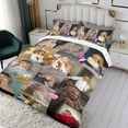thumbnail image 3 of Sabrina Carpenter Music 3 Piece Bedding Set Comforter Set Cute Duvet Cover Sets Super Soft Girls Bedding Set Kids Bedroom Gifts,1 Duvet Cover with 2 Pillowcases Twin, 3 of 6