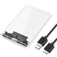 thumbnail image 3 of disco duro externo USB3.0 de 2,5 pulgadas, carcasa de disco duro portátil, carcasa de disco externo para de 2,5 pulgadas Claro CUTICAT Caja de disco duro, 3 of 6