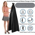 thumbnail image 3 of Tienda de campaña Goaste para vestuario, 128 cm de longitud, color negro, privacidad, 3 of 7