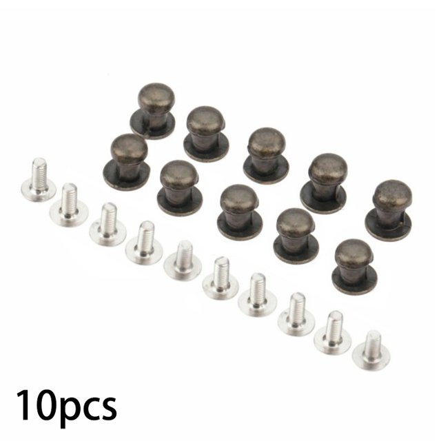 Goodhd 10pcs Small Handles Pull Door Knobs for Box Cabinet Chests Case Drawer 7*10mm