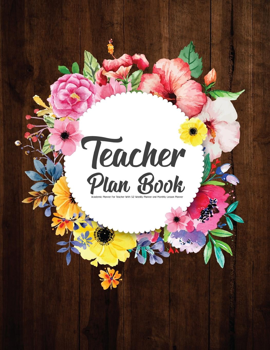 Teacher Planner Teacher Plan Book Academic Planner For Teacher With 52 Weekly Planner and