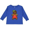thumbnail image 3 of Inktastic Gingerbread Girl Christmas Boys or Girls Long Sleeve Toddler T-Shirt, 3 of 5