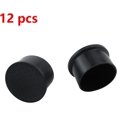 thumbnail image 3 of GFDYREE 12 Pcs Furniture Chair Leg Caps PVC Rubber Feet Protector Pads Furniture Table Covers Round Bottom,1-7/8 Inches, Black, 3 of 5