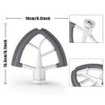 thumbnail image 3 of Flex Edge Beater For Kitchenaid,Kitchen Aid Mixer Accessory,Kitchen Aid Attachments For Mixer,Fits Tilt-Head Stand Mixer Bowls For 4.5-5 Quart Bowls,Beater With Silicone Edges,White, 3 of 3