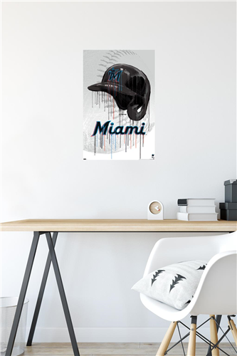 MLB Miami Marlins - Logo 16 Wall Poster, 22.375 x 34 