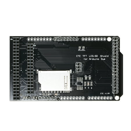 CTE TFT LCD / SD Card Shield Expansion Board for Arduino DUE Module Support 32Pin 40Pin Version