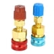 thumbnail image 5 of Kit De Acopladores Rápidos R1234yf, Fácil De Instalar Adaptador De Acoplador Rápido R1234yf Latón Uso Conveniente Resistente A La Presión Para Acondicionador De Automóvil, 5 of 7