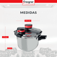 thumbnail image 2 of Olla de presión de acero inoxidable Bogner Bogner  Olla de acero inoxidable, 8 litros BPC08LGL, 2 of 3