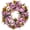 Purple, variant on XIMEI Artificial Peony Flower Wreath 19", Vintage Blooming Silk Peonies, Spring/Summer/Fall/Winter Large Wreaths, Green Leaves for Outdoor Front Door/Indoor/Wedding/Wall/Window Decor