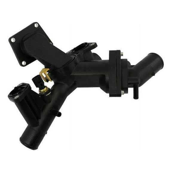 Engine Coolant Thermostat Housing Assembly - Compatible with 2005 - 2009 Land Rover LR3 4.4L V8 2006 2007 2008