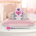 thumbnail image 3 of Disney Jr. Sofia the First Royal Accessory Set, Kids Dress-Up Accessories with Tiara, Wand, Play Shoes, Tote Bag, Bracelet and 2 Charms, Ages 3+, 3 of 7