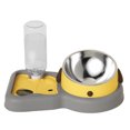 thumbnail image 1 of Juego de cuencos para comida y agua para mascotas diseño de reloj de 500 ml cuencos dobles para perros y gatos sifón de gravedad seguro para suministros para mascotas ANGGREK Otros, 1 of 8