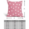 thumbnail image 4 of Valentines Day Pillow Cover Set of 2 22x22 Inch Love Heart Pink Cotton Linen Decorative Throw Pillow Case Outdoor Cushion Cover for Home Couch Sofa Farmhouse Decor, 4 of 6