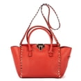 thumbnail image 1 of Pre-Owned Valentino Salmon Glam Lock Shoulder Bag Calfskin Leather, 1 of 9