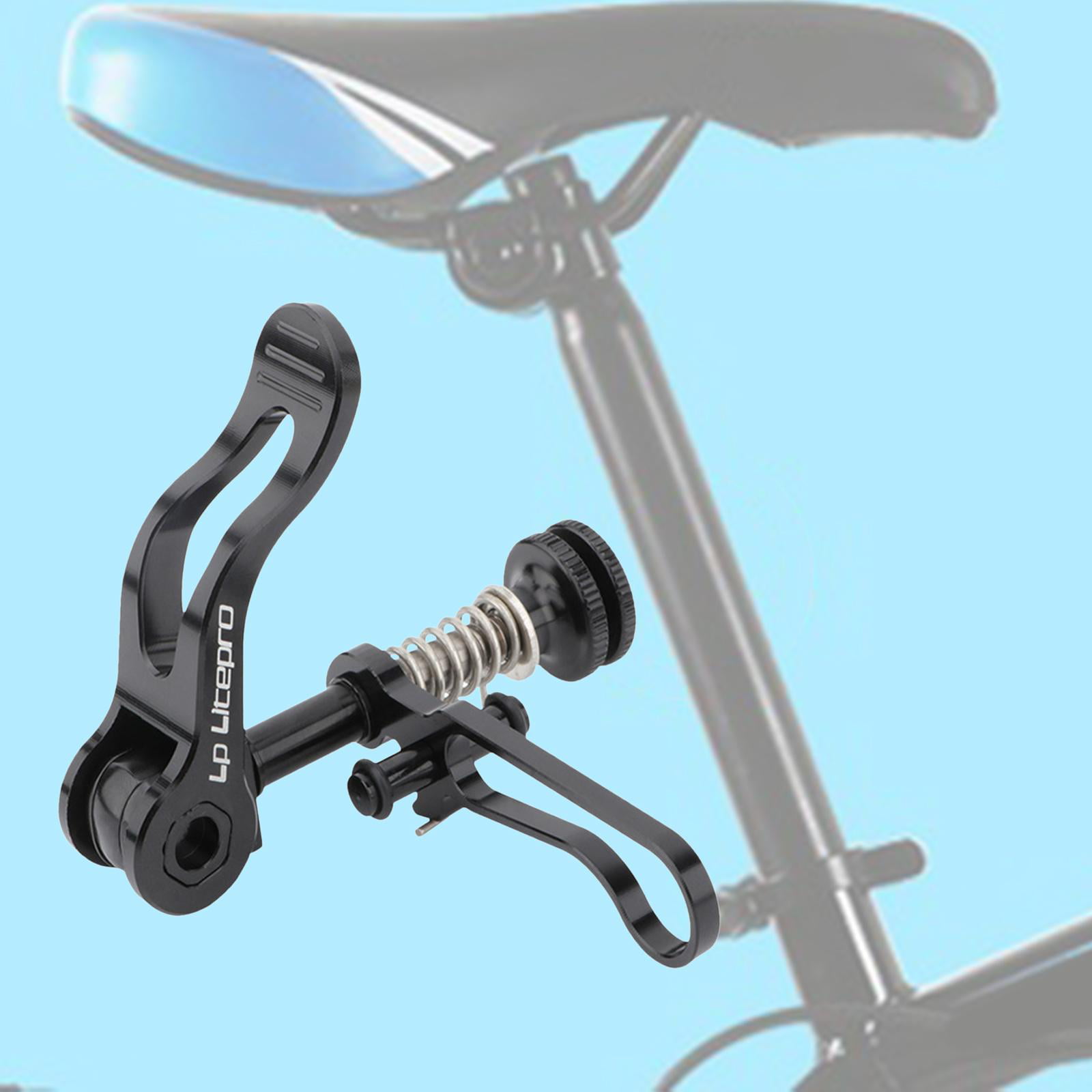 light Bike Seatpost Clamp Aluminum Alloy Folding Bicycle Screw Lever Clip Quick  Release Buckle Skewer Fixed Cycling Parts for - Black - Walmart.com