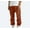 Orange, variant on AXXD Men Work Pants Men Solid Casual Multiple Pockets Outdoor Straight Type Fitness Cargo Pants Trousers Gray Size L(US:8)