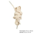 thumbnail image 2 of ELAYARD 1Par Cordones Planos Encerados Para Uso En Casuales Y Deportivos Beige, 2 of 8