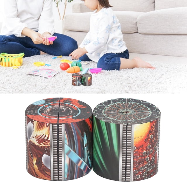 Caja de de forma rompecabezas educativo de plástico para aliviar la ansiedad en 3D portátil para niños para trabajo de oficina ANGGREK Otros