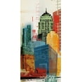 thumbnail image 2 of NOAH 14x24 White Modern Wood Framed Museum Art Print Titled - Urban Style II, 2 of 4