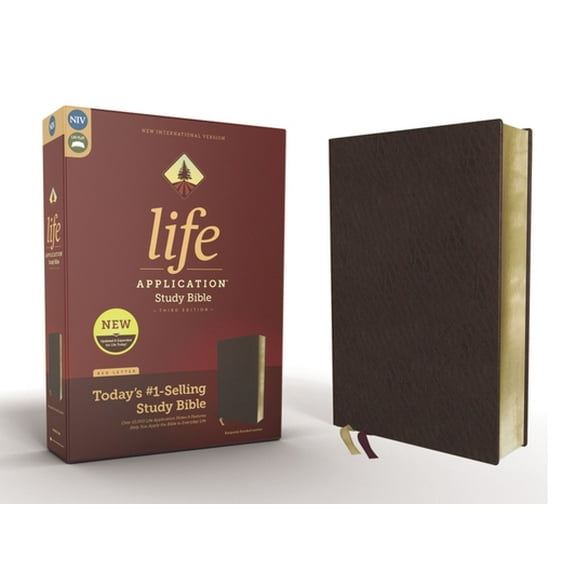 Pre-Owned Niv, Life Application Study Bible, Third Edition, Bonded Leather, Burgundy, Red Letter Edition (Unknown) 0310452759 9780310452751