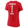 thumbnail image 3 of Women's-Fanatics  Red Kansas City Chiefs Plus Size Mother's Day Floral V-Neck T-Shirt, 3 of 3