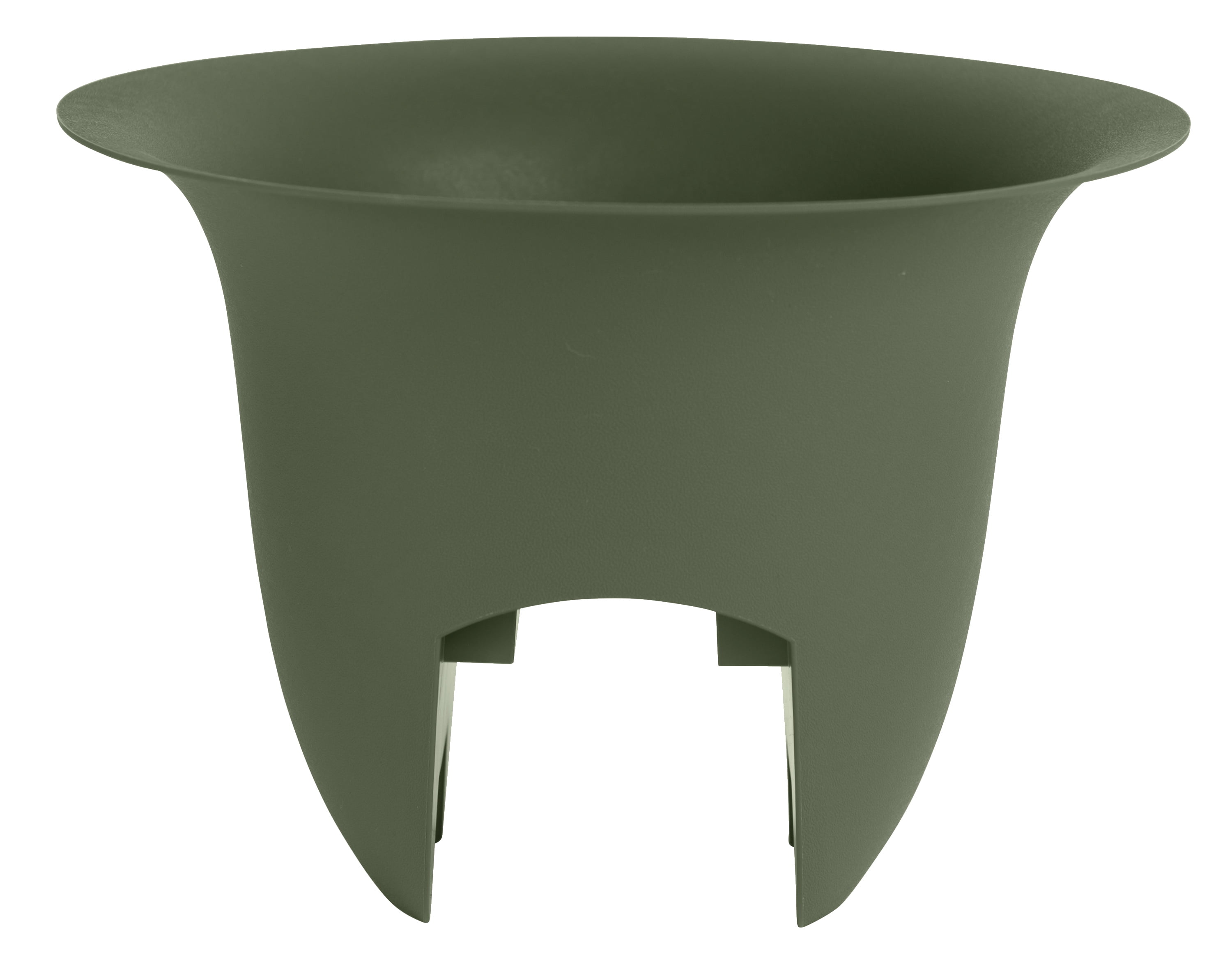 Bloem Modica Deck Rail Planter 12" Living Green