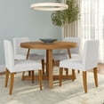 thumbnail image 6 of Chesnee Dining Chair with Short Slipcover, Bone MB2405-01 (2 Pack), 6 of 7