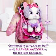 Disney Junior Minnie Mouse On-the-Go Pet Vet Backpack Set, Dress Up and Pretend Play Doctor Kit Baby and Toddler Toys