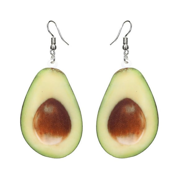 STOBOK 1 Pair of Tropical Bananen Ohrringe Drop Shape Green Earrings Eye-catching for Women Fashion Everyday Wear