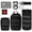 Black, variant on Bombrooster Tactical MOLLE Pouch Kit for Hiking & Camping - 3-in-1 EDC Bag with Phone Holder, Water Bottle Pouch, and First Aid Kit Bag for Outdoor, Duty, Survival Gear