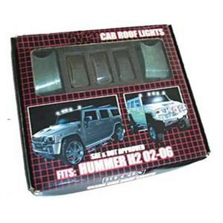 - One H2 Hummer 02-06 Cab Roof Clear Lens Light Kit with Bulbs