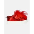 thumbnail image 2 of Wonder Nation Baby Girls Strap Bump Toe Tulle Bow Sneakers, 2 of 6