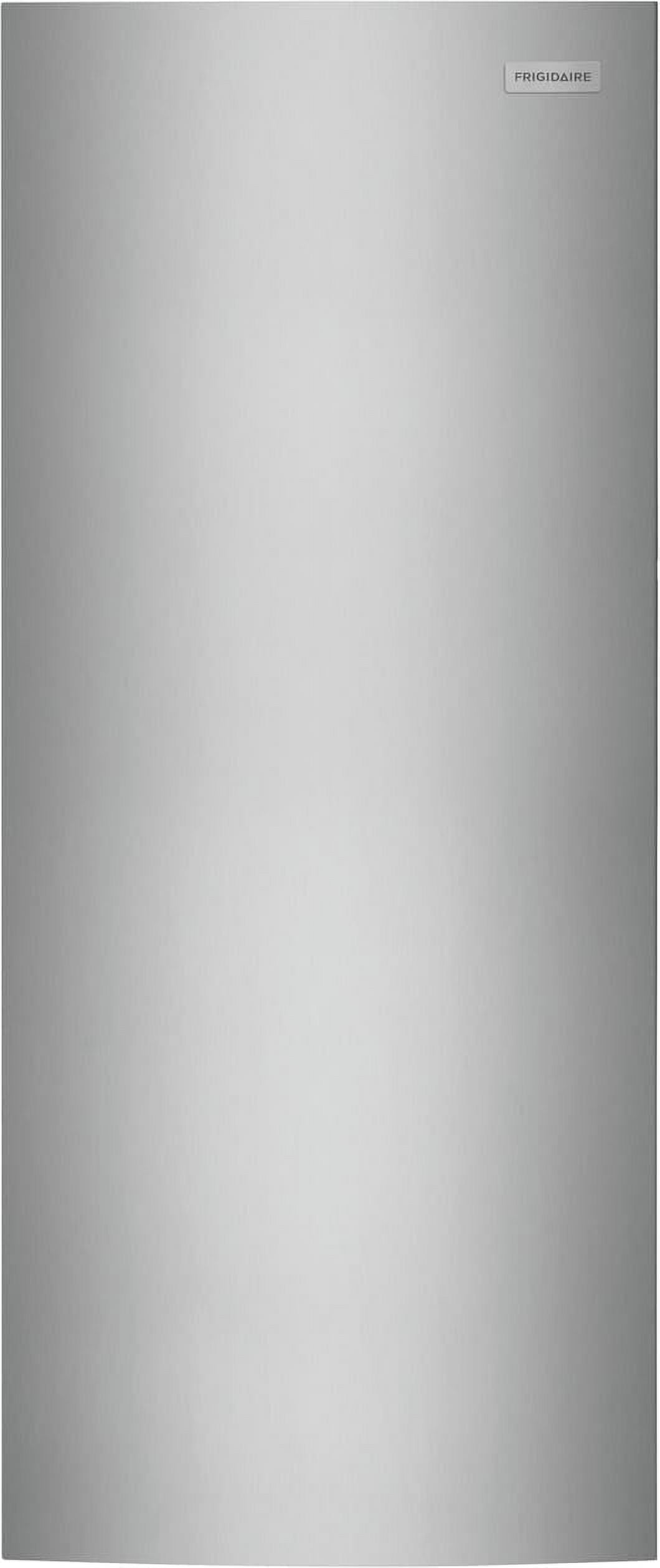 Frigidaire FFFU16F2VV 16 Cu. Ft. Garage Ready Free Standing Upright Freezer, Stainless Steel