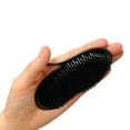 thumbnail image 5 of Scalp Massage Beard Brush Black Shampoo Brush Set Finger Hair Comb Hair Care Travel Portable Plastic Pocket Hair Tools, 5 of 8