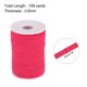 thumbnail image 2 of Plano Elástico Banda para Coser 1/8"(3mm)x109 Yardas Claro Roja Trenzado Estiramiento Correa Cordón Rollo para Pelucas Artesanías Bricolaje, 2 of 5