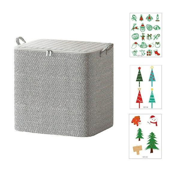 Sales Today Clearance! Non-woven Zipper Storage Bag Moving Quilt Storage Basket Travel Large-capacity Clothing Storage Bag Deals of The Day Clearance!
