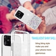 thumbnail image 3 of Compatible with Xiaomi Redmi 10C Case Glitter Clear Sparkly Cases Shockproof Xiaomi Redmi 10C Phone Case for Women Silicone Cute Slim Bling Protective Case (Clear), 3 of 12