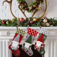 thumbnail image 2 of Christmas Stocking 3 Pack, 19 Inch 3d Gnomes Santa Christmas Stockings, 2 of 5