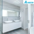 thumbnail image 5 of Delta Breez Radiance Exhaust Bath Fan 80 CFM, 1300W, Metal Built-In Heater 1.5 Sones, White, 5 of 11