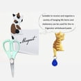 thumbnail image 5 of Pegatinas para nevera, imán de PVC, gancho magnético para llaves de gato, decoración de cocina de juguete, adorno de gato para nevera, regalo de Navidad para mujeres (colorido), 5 of 5
